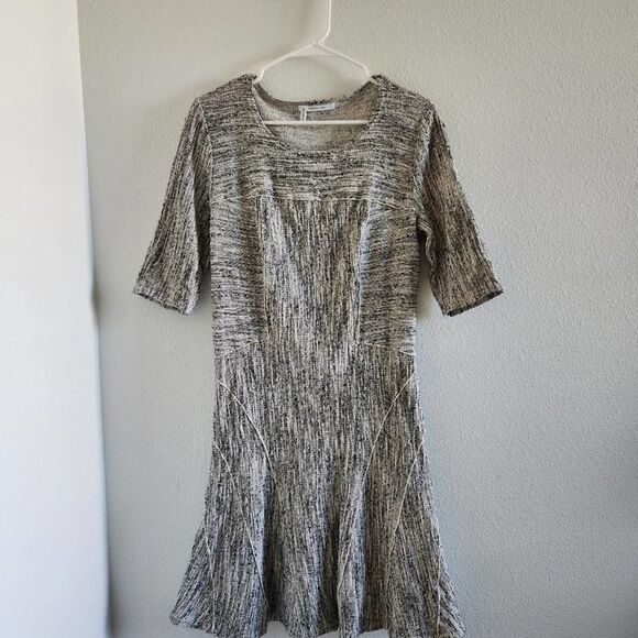 𝅺DEREK LAM 10 CROSBY  Tweed Mini Dress Size Medium - Picture 8 of 8